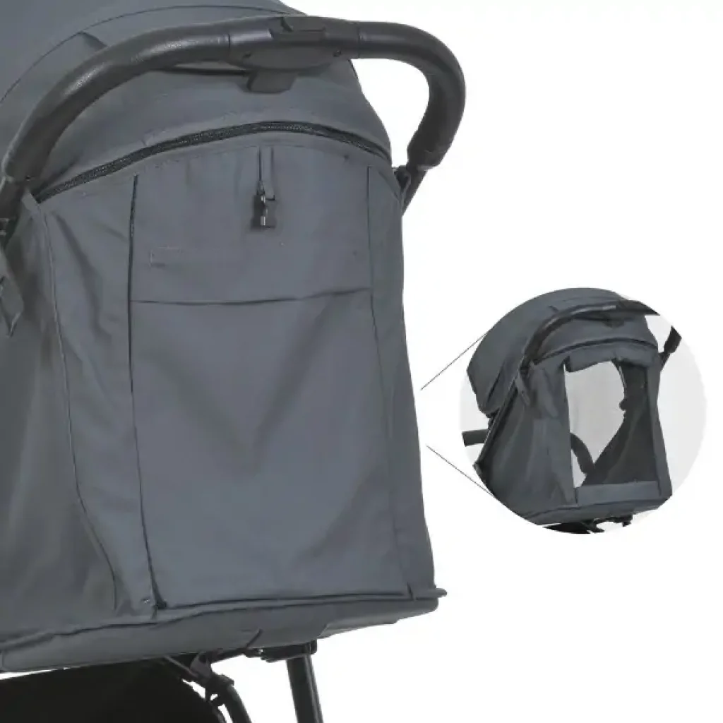 Коляска Bambi M 4249-2 (gray matt)