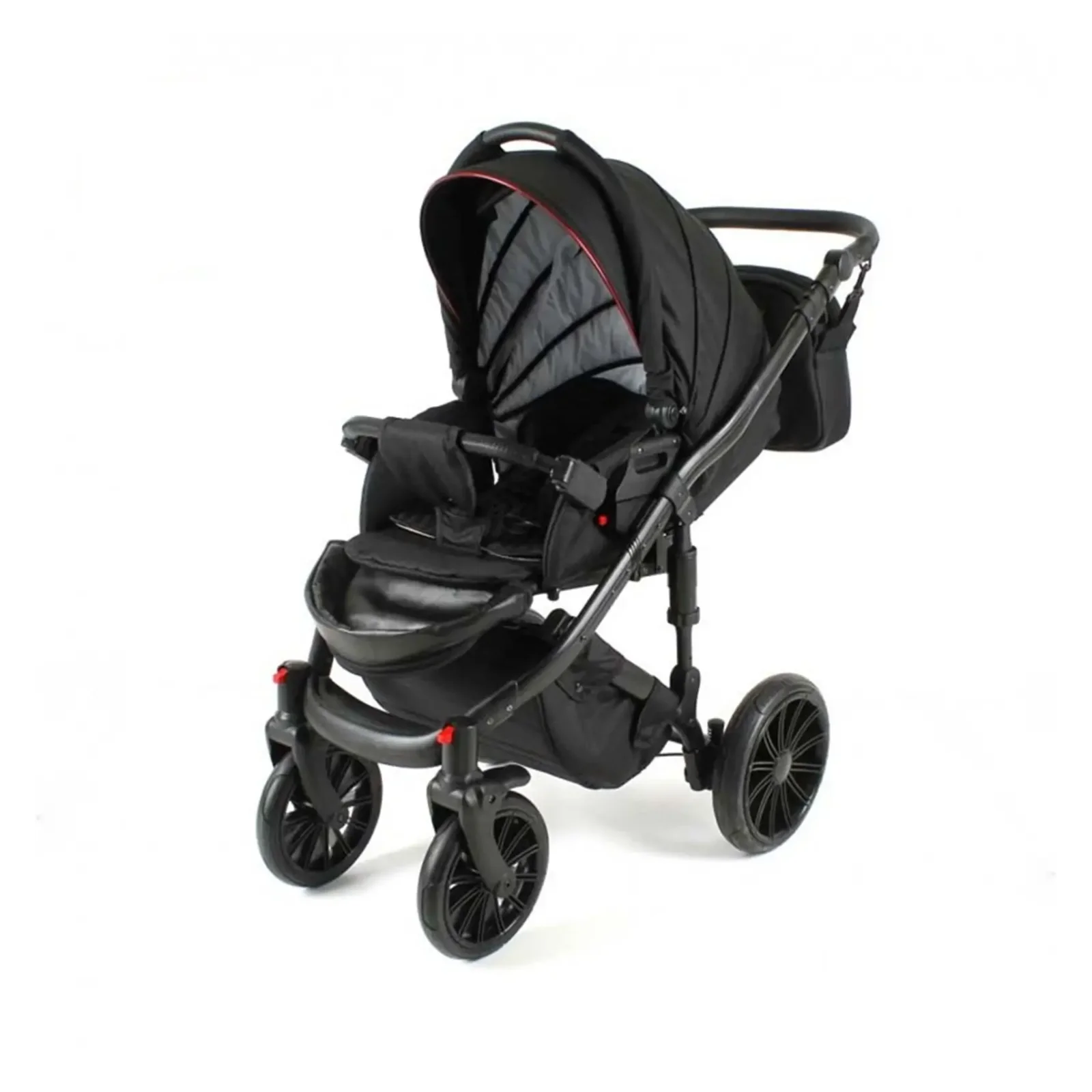 Коляска 3в1 ADBOR OTTIS BLACK 2020 Obi-04