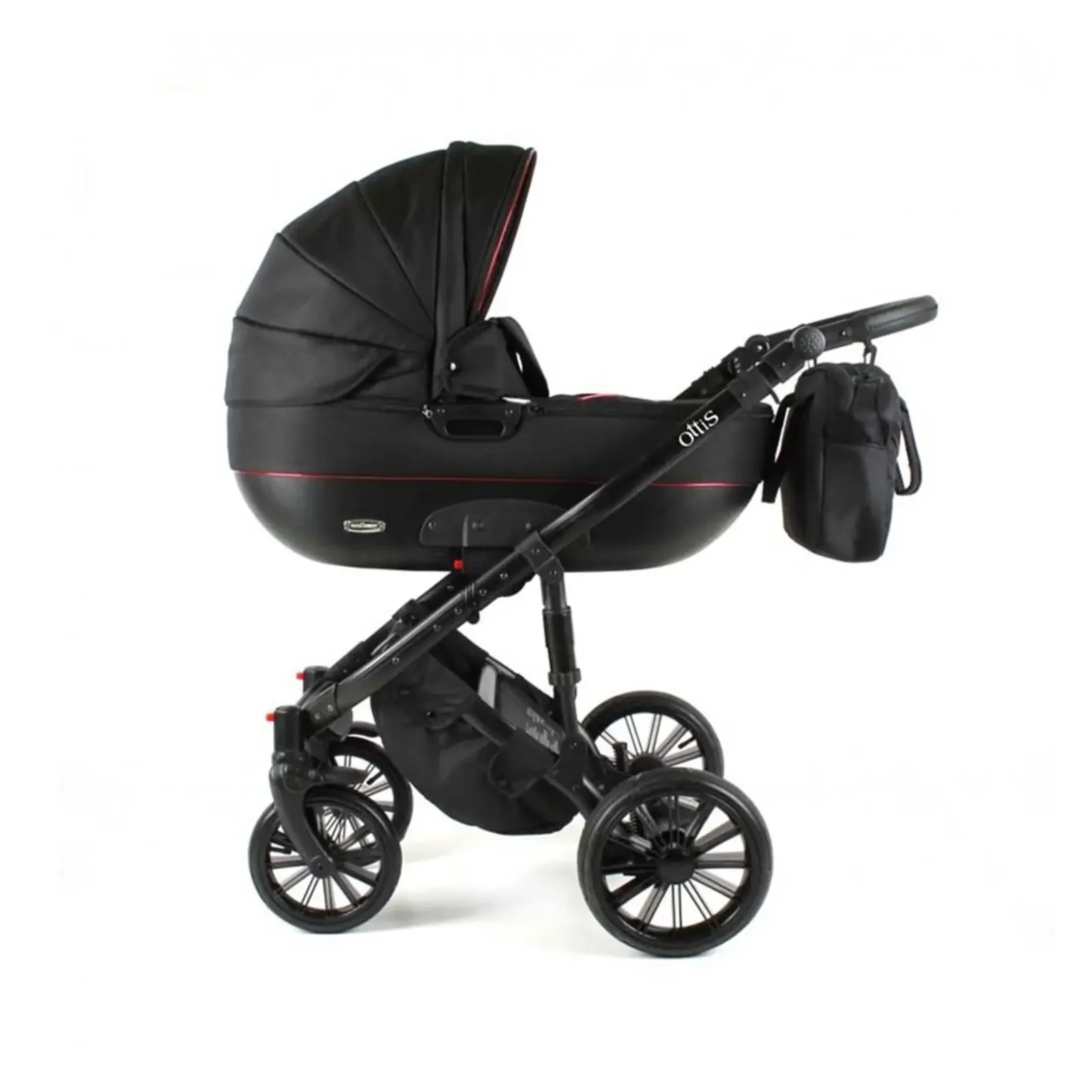 Коляска 3в1 ADBOR OTTIS BLACK 2020 Obi-04