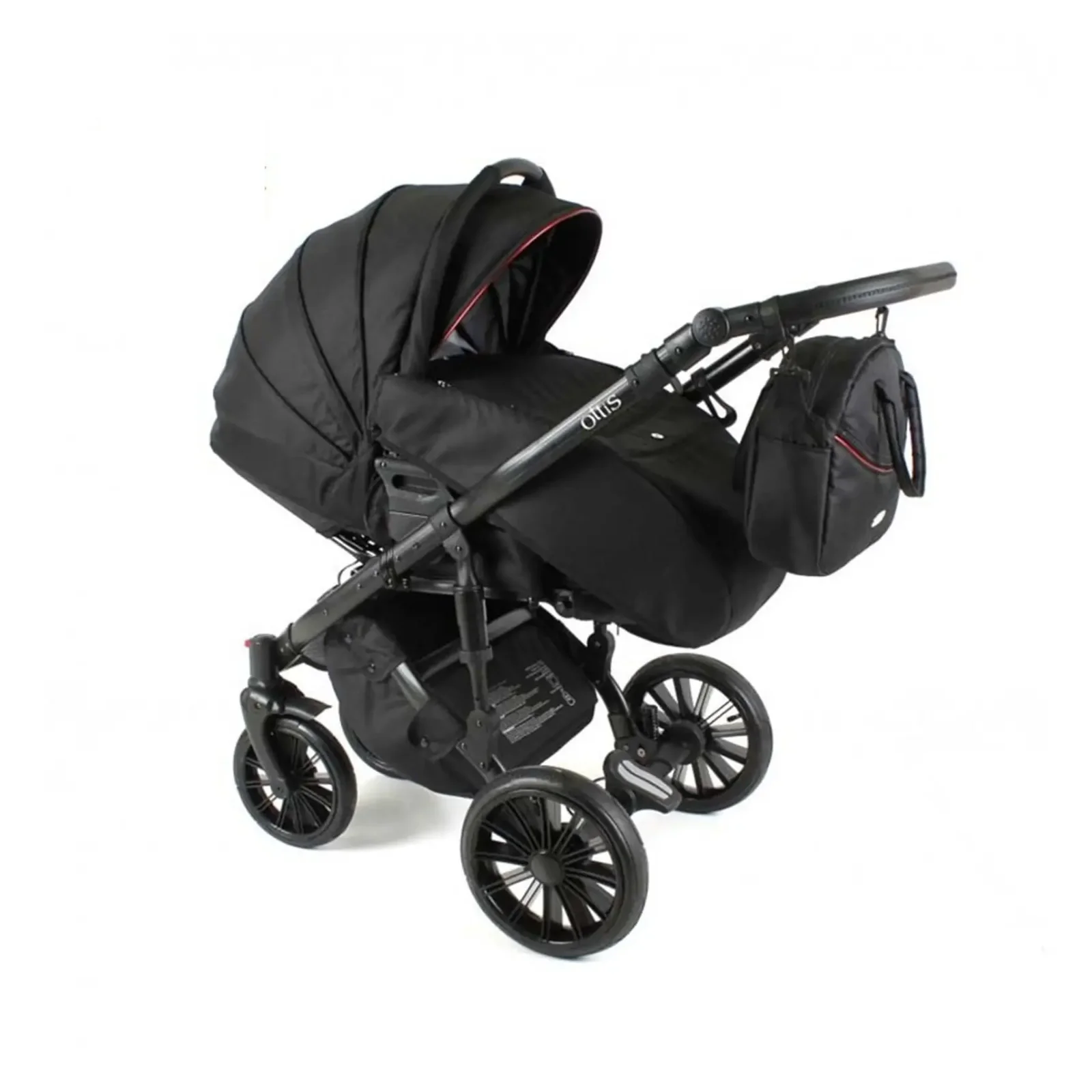 Коляска 3в1 ADBOR OTTIS BLACK 2020 Obi-04