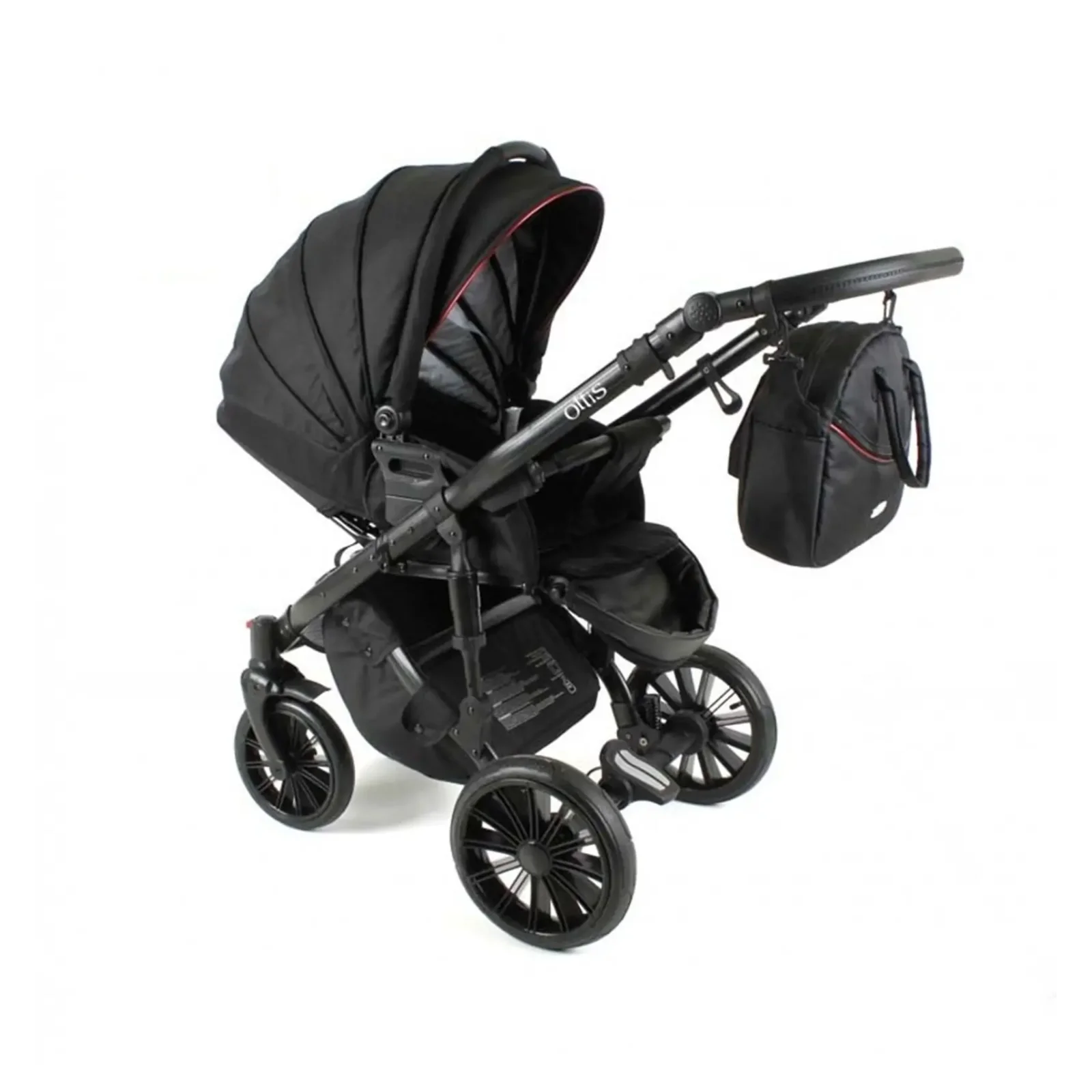 Коляска 3в1 ADBOR OTTIS BLACK 2020 Obi-04