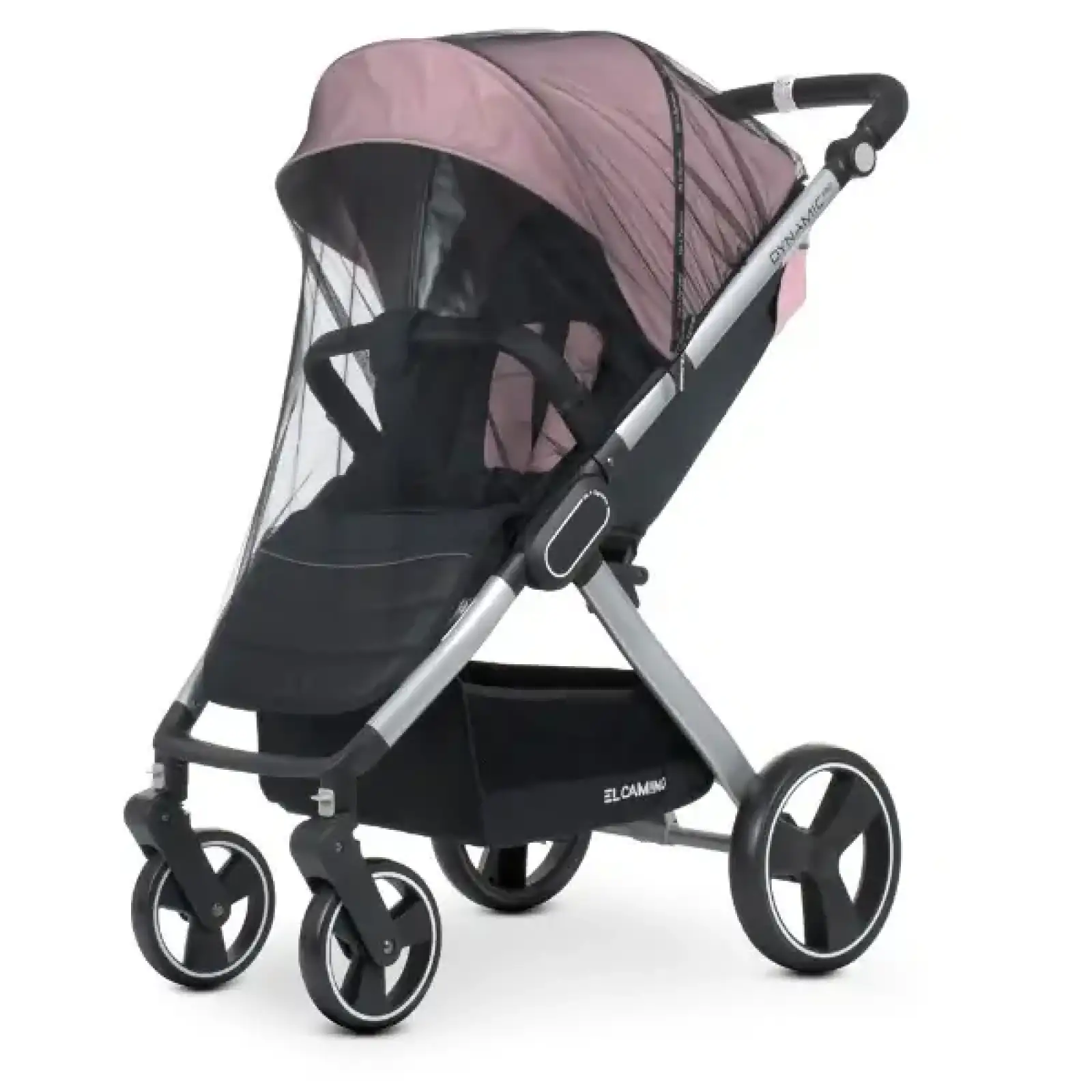 Коляска El Camino Dynamic PRO ME 1053N (pale pink)