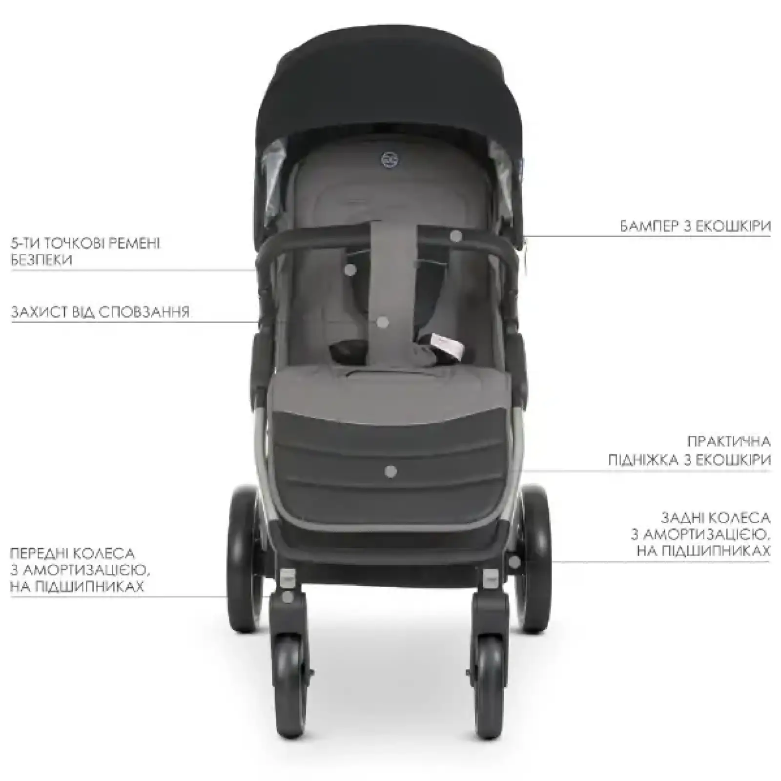 Коляска El Camino Dynamic ME 1053 (onyx)