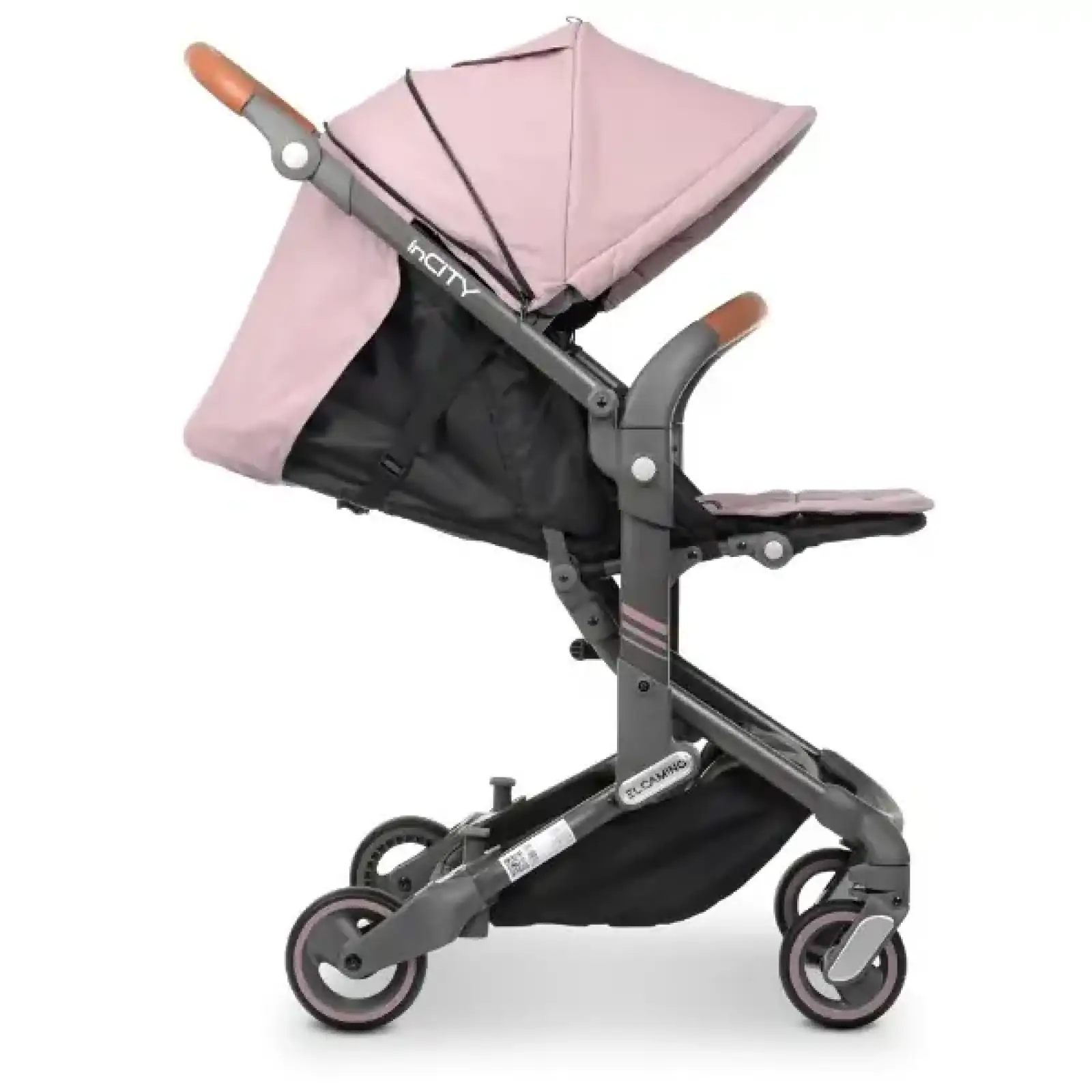 Коляска El Camino inCITY ME 1068 (pale pink)