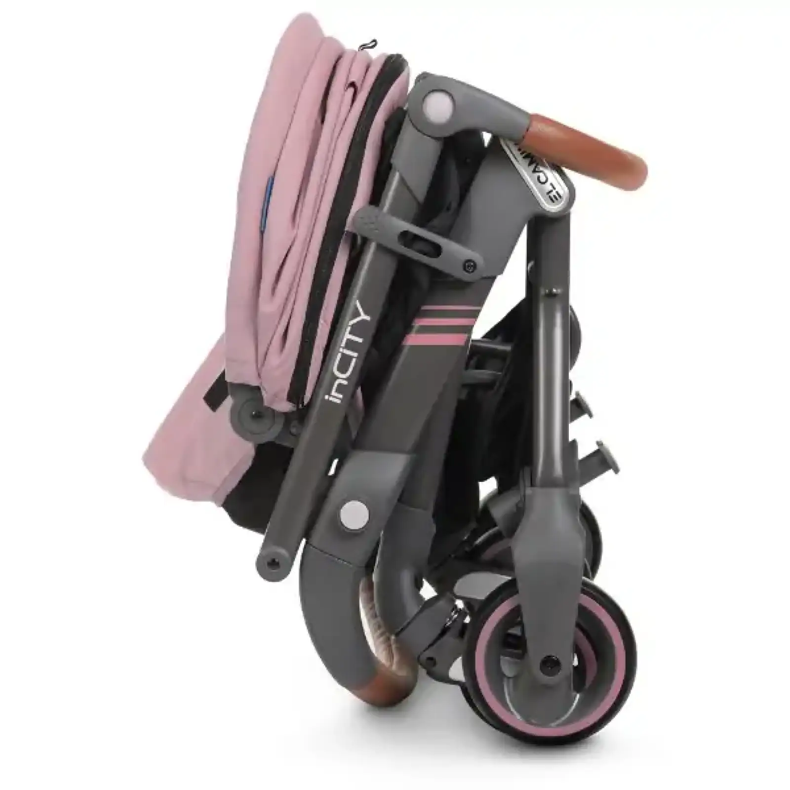 Коляска El Camino inCITY ME 1068 (pale pink)