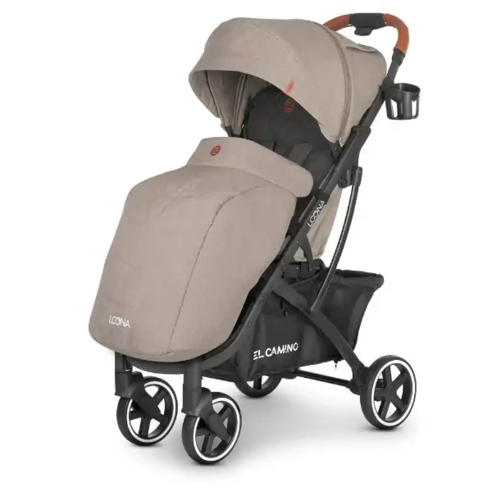 Коляска El Camino Loona ME 1090L (beige)