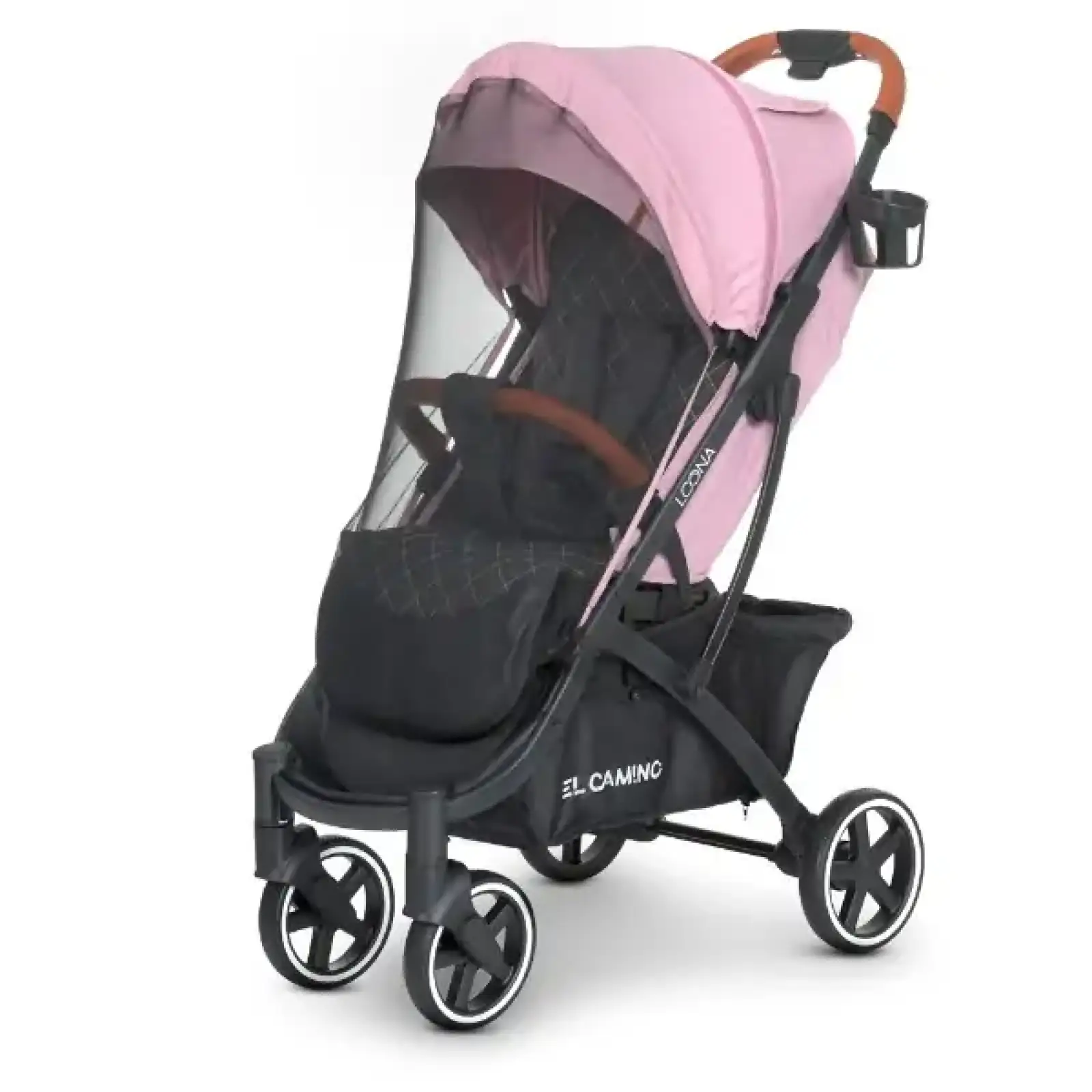 Коляска El Camino Loona ME 1090L (pink)