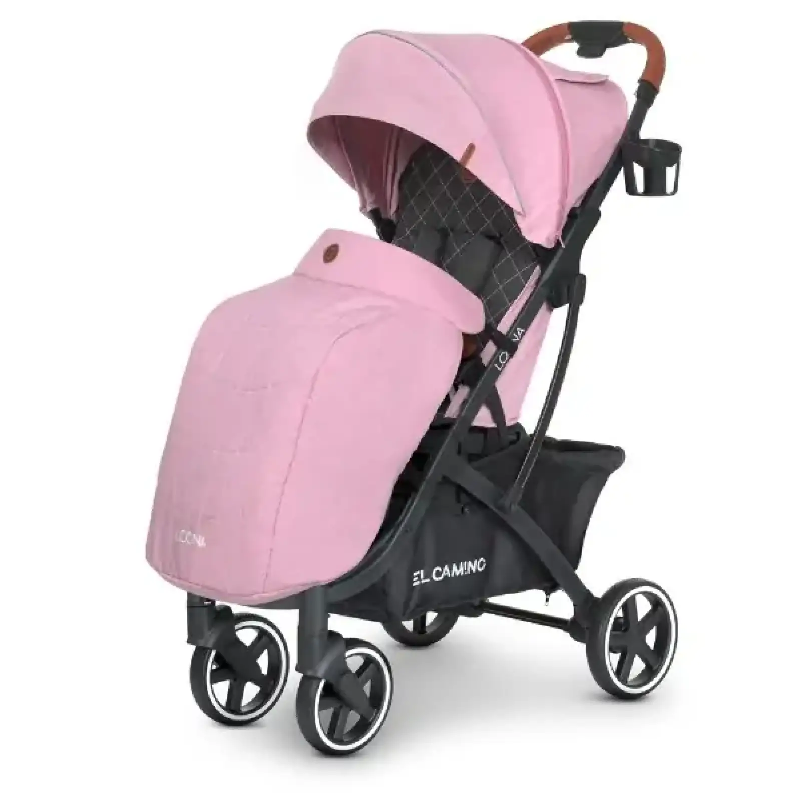 Коляска El Camino Loona ME 1090L (pink)