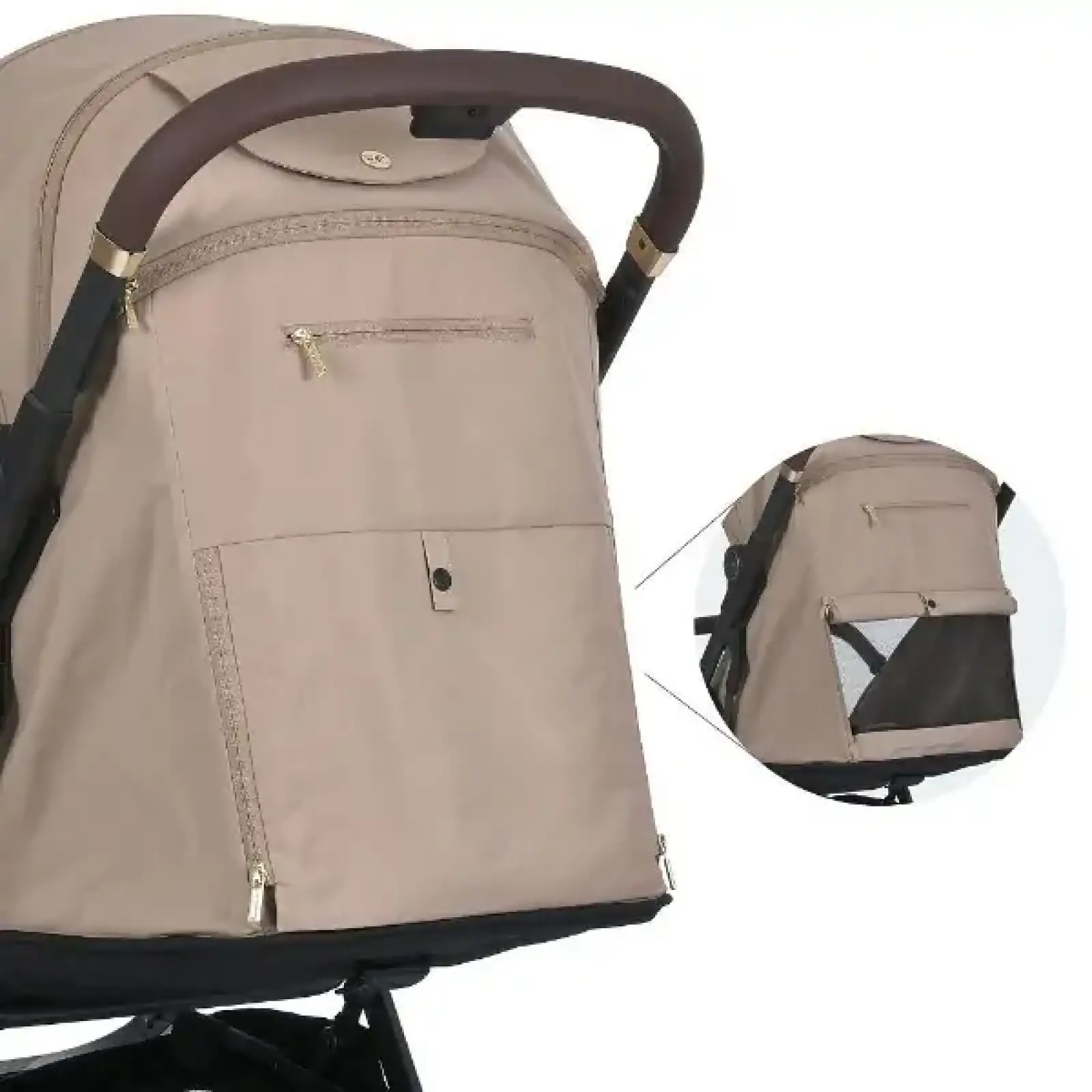 Коляска El Camino BEYA ME 1127-G (beige)