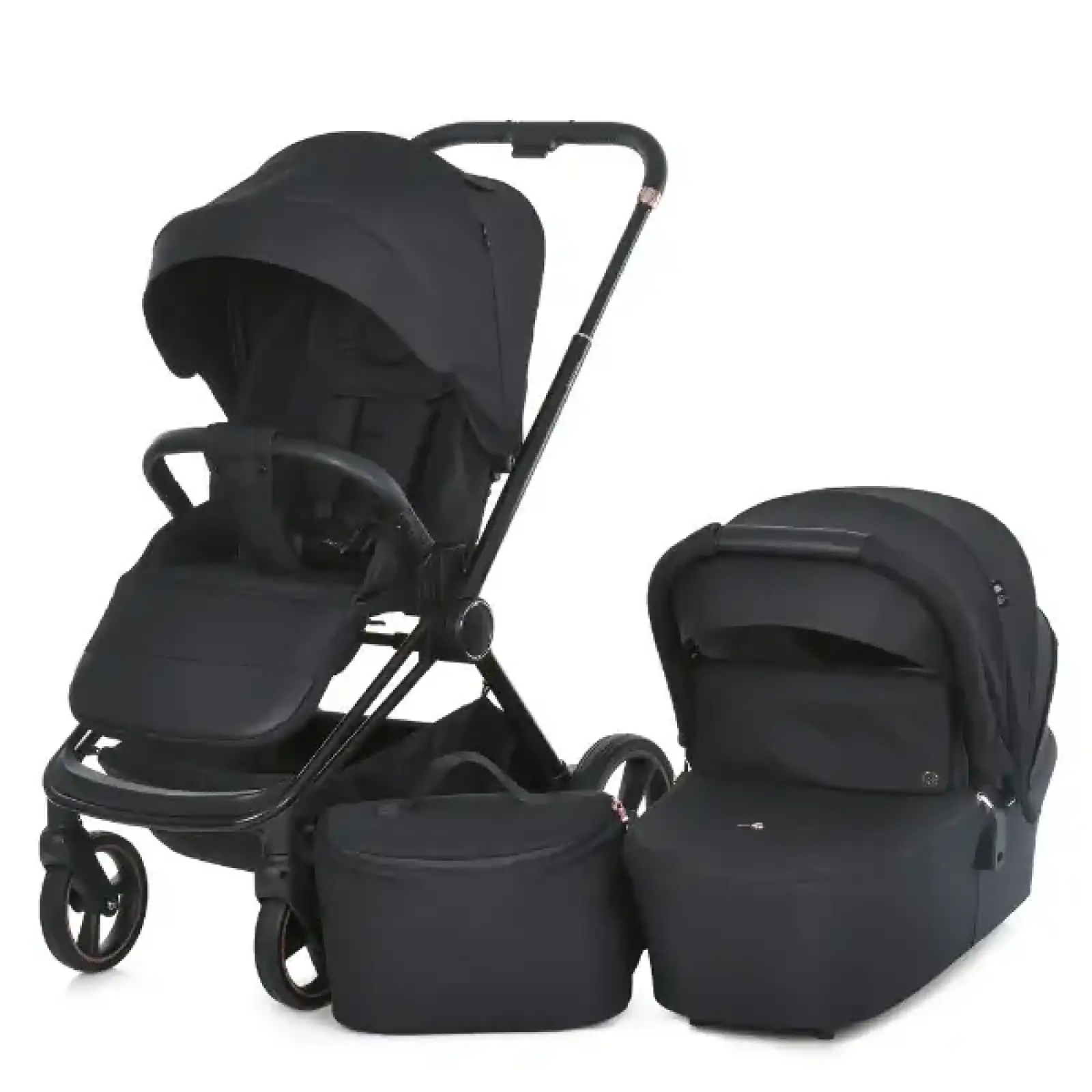Коляска универсальная 2в1 El Camino Persona ME 1091-B (black)