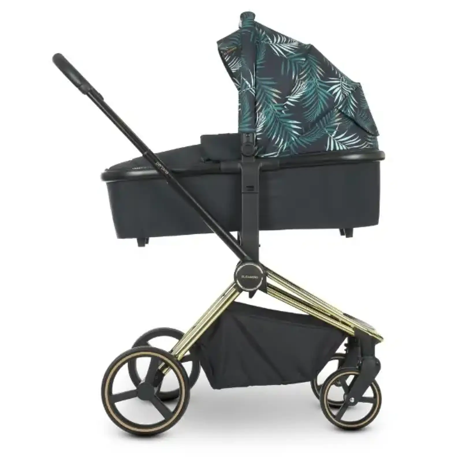 Коляска універсальна 2в1 El Camino Persona ME 1091-G (black green palm)