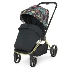 Коляска універсальна 2в1 El Camino Persona ME 1091-G (black pink palm)