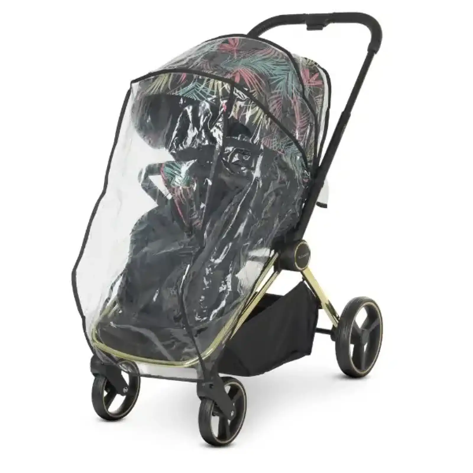Коляска універсальна 2в1 El Camino Persona ME 1091-G (black pink palm)