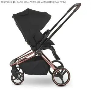 Коляска універсальна 2в1 El Camino Persona ME 1091-RG (black)