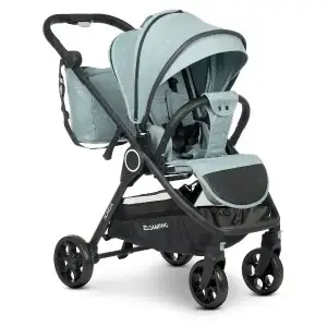 Коляска универсальная 2в1 El Camino Saga ME 1085 (denim ash blue)
