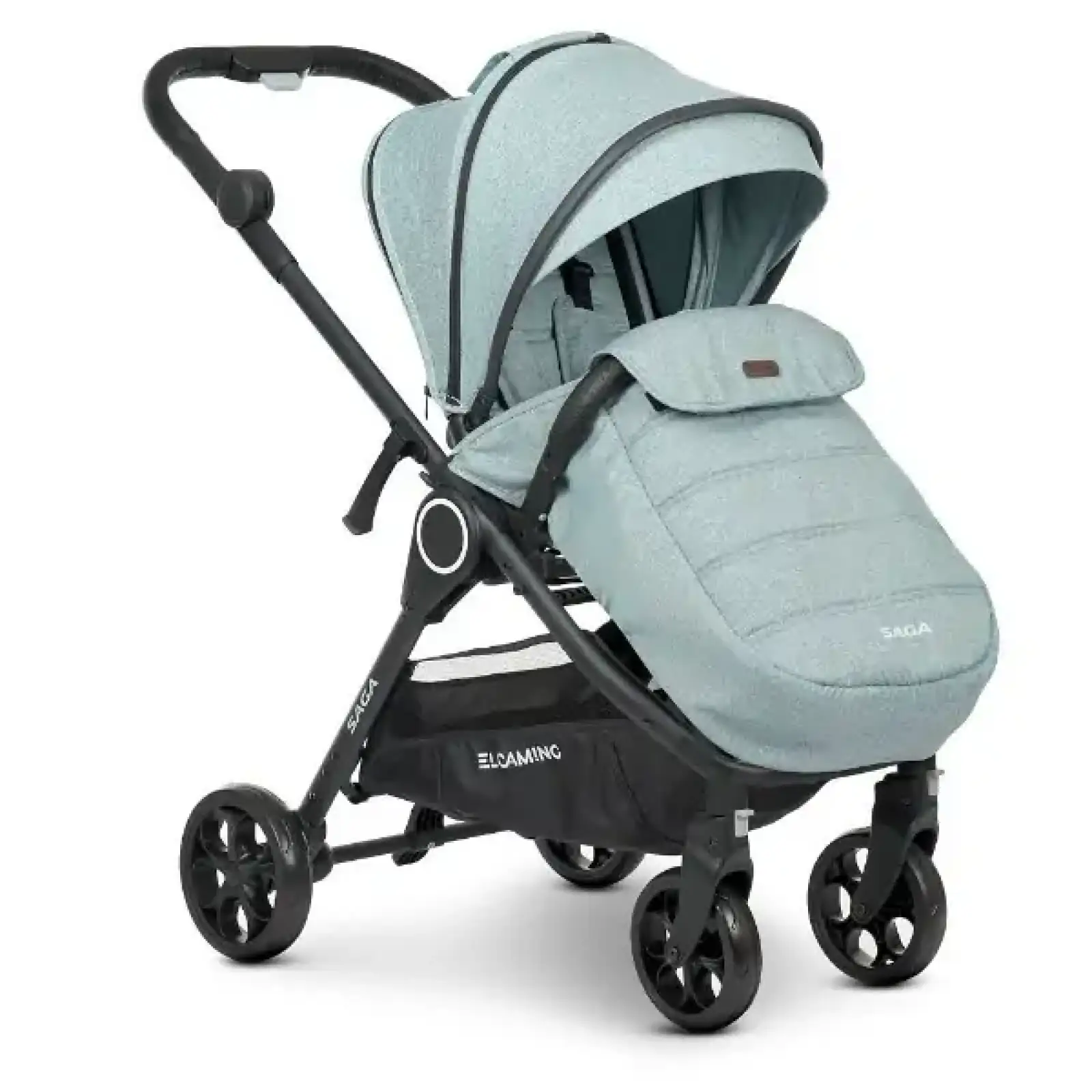 Коляска универсальная 2в1 El Camino Saga ME 1085 (denim ash blue)
