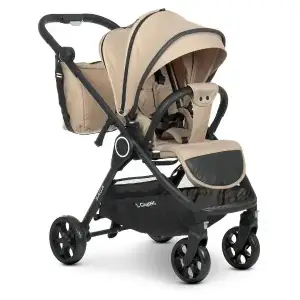Коляска універсальна 2в1 El Camino Saga ME 1085 (denim beige)