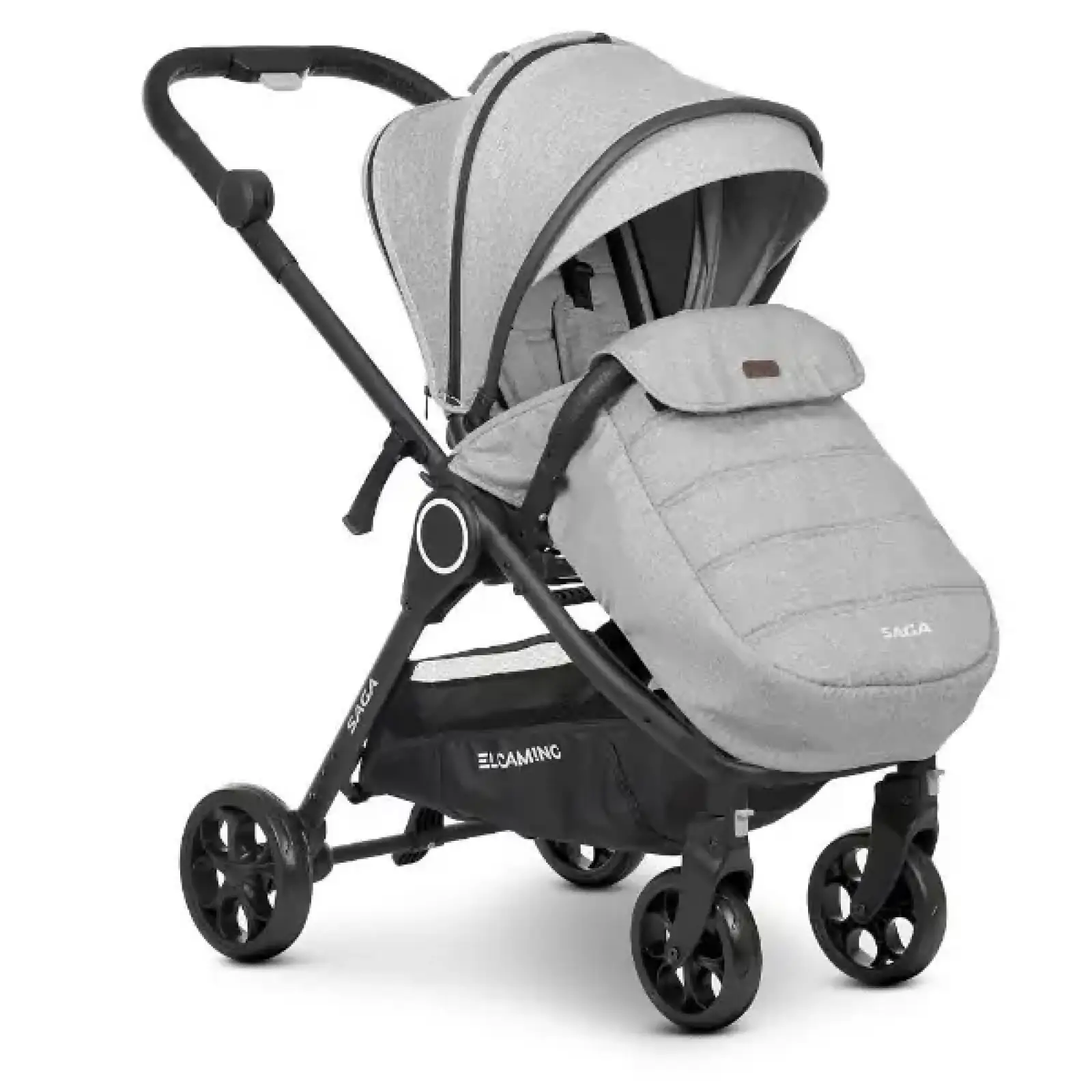 Коляска универсальная 2в1 El Camino Saga ME 1085 (denim medium grey)