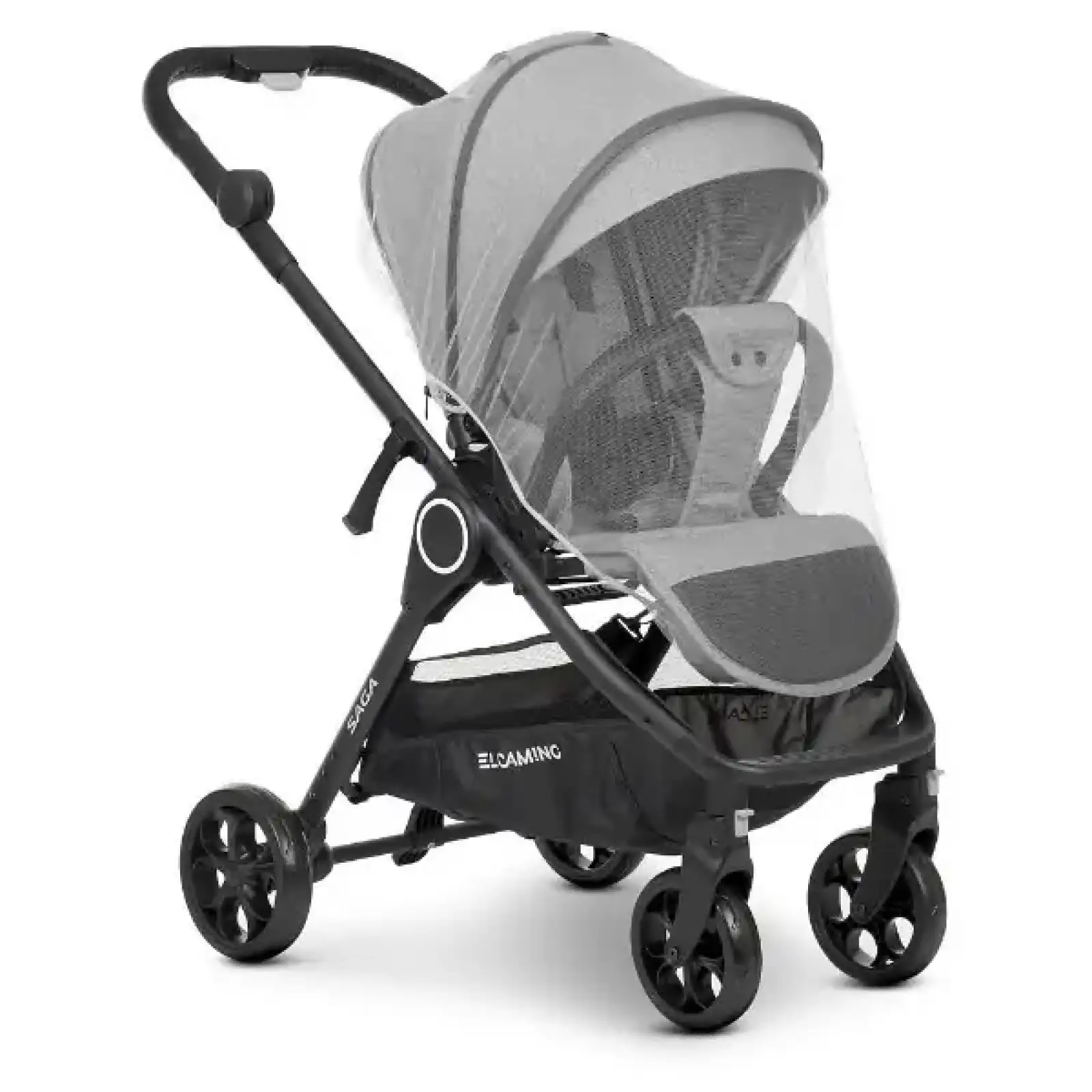 Коляска универсальная 2в1 El Camino Saga ME 1085 (denim medium grey)