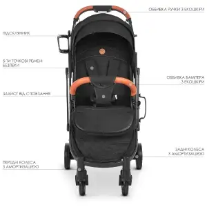 Коляска El Camino Yoga M 3910 v.2 (black)