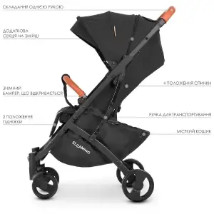 Коляска El Camino Yoga M 3910 v.2 (black)