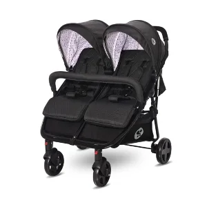 Коляска для двойни Lorelli DUO (black dots)