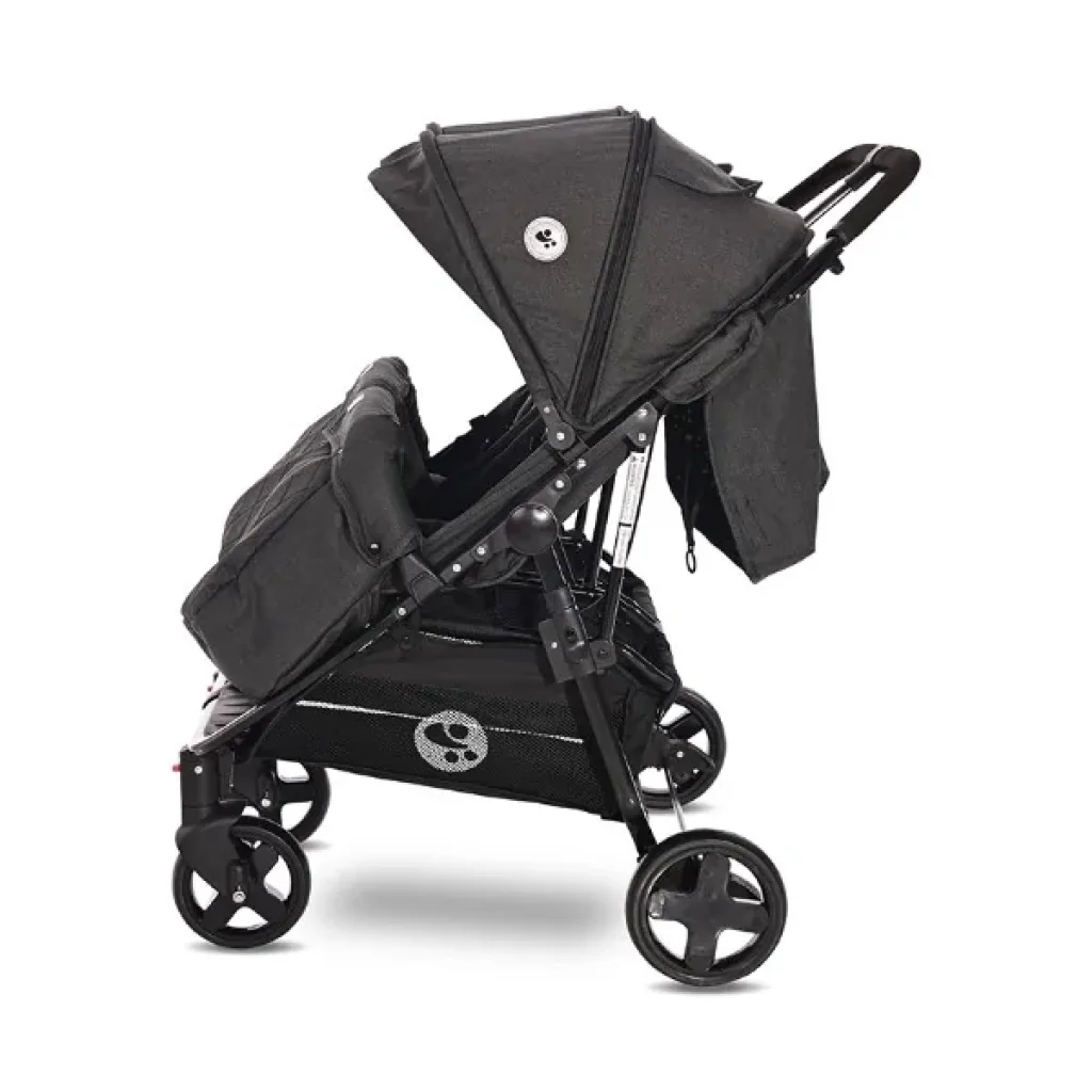Коляска для двойни Lorelli DUO (black dots)
