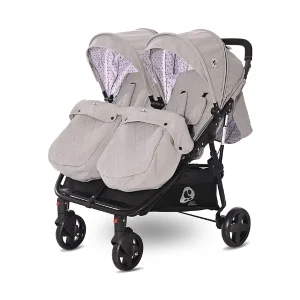 Коляска для двійні Lorelli DUO (grey dots)