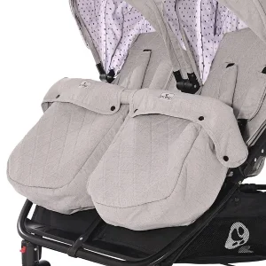 Коляска для двійні Lorelli DUO (grey dots)