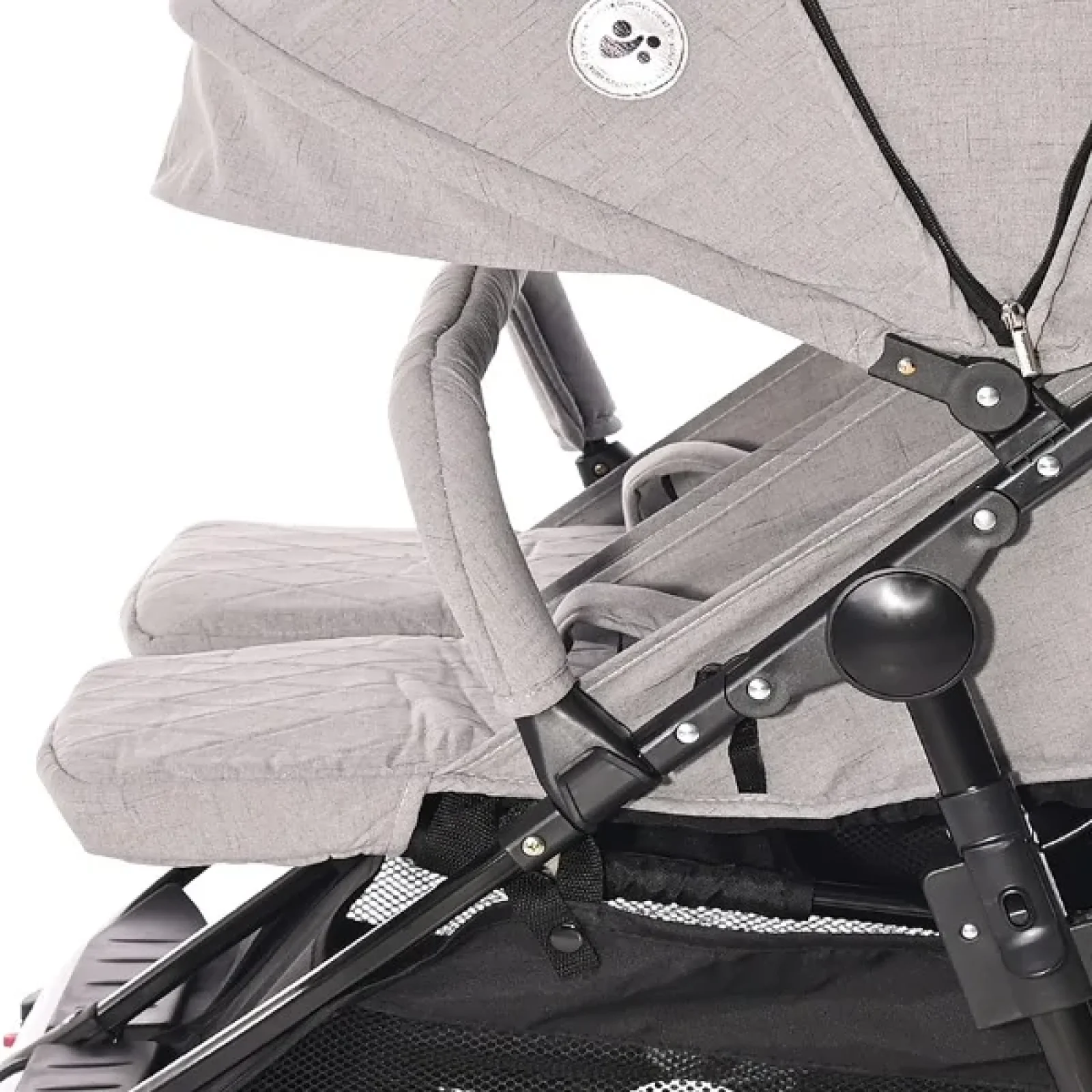 Коляска для двійні Lorelli DUO (grey dots)