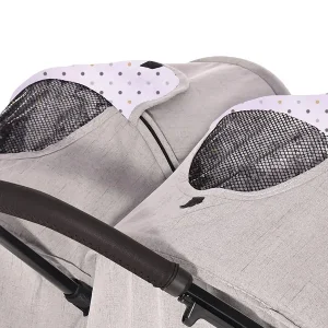 Коляска для двійні Lorelli DUO (grey dots)