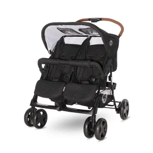 Коляска для двійні Lorelli TWIN (black)