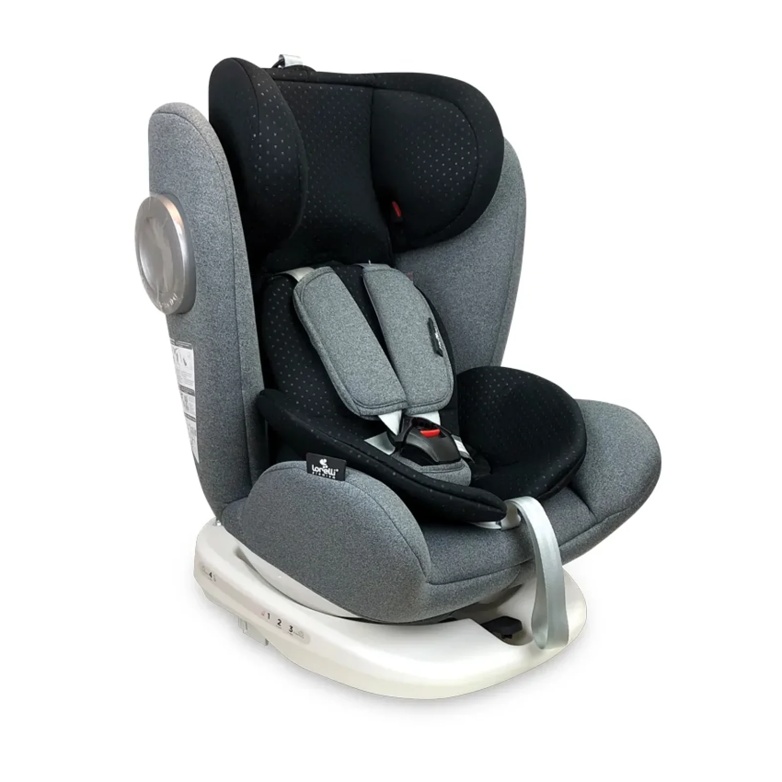 Автокресло Lorelli LUSSO SPS ISOFIX (0-36кг) (grey)