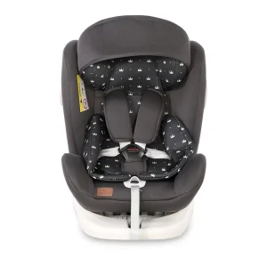 Автокресло Lorelli LUSSO SPS ISOFIX (0-36кг) (black crowns)