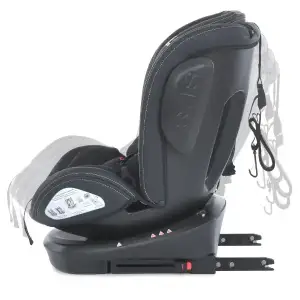 Автокрісло El Camino (0-36кг) ME 1045-1 EVOLUTION 2 360 ISOFIX (black striped)