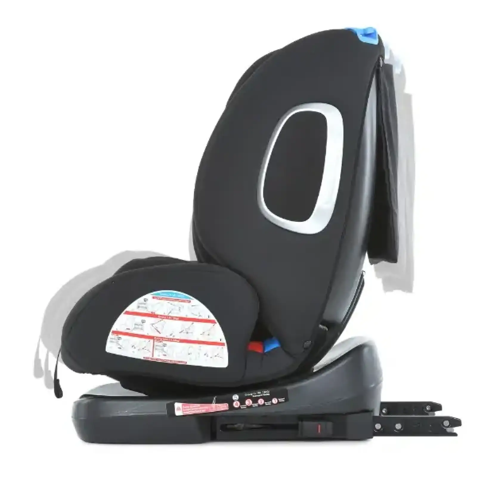 Автокрісло El Camino (0-36кг) ME 1079 ABSOLUTE 360 ISOFIX (royal total black)