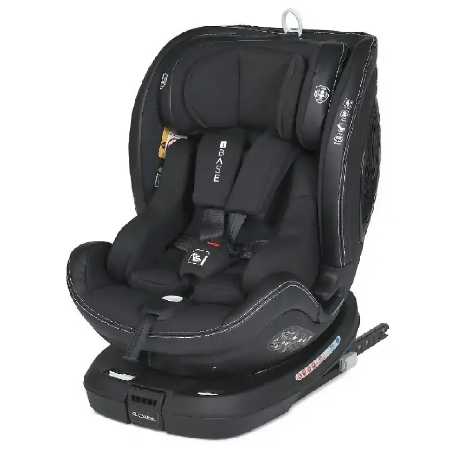 Автокрісло El Camino (0-36кг) ME 1109 i-BASE (jet black)