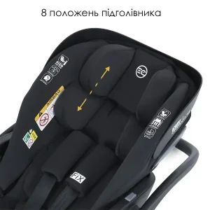 Автокрісло El Camino (0-13кг) ME 1110 i-FIX (royal dark gray)