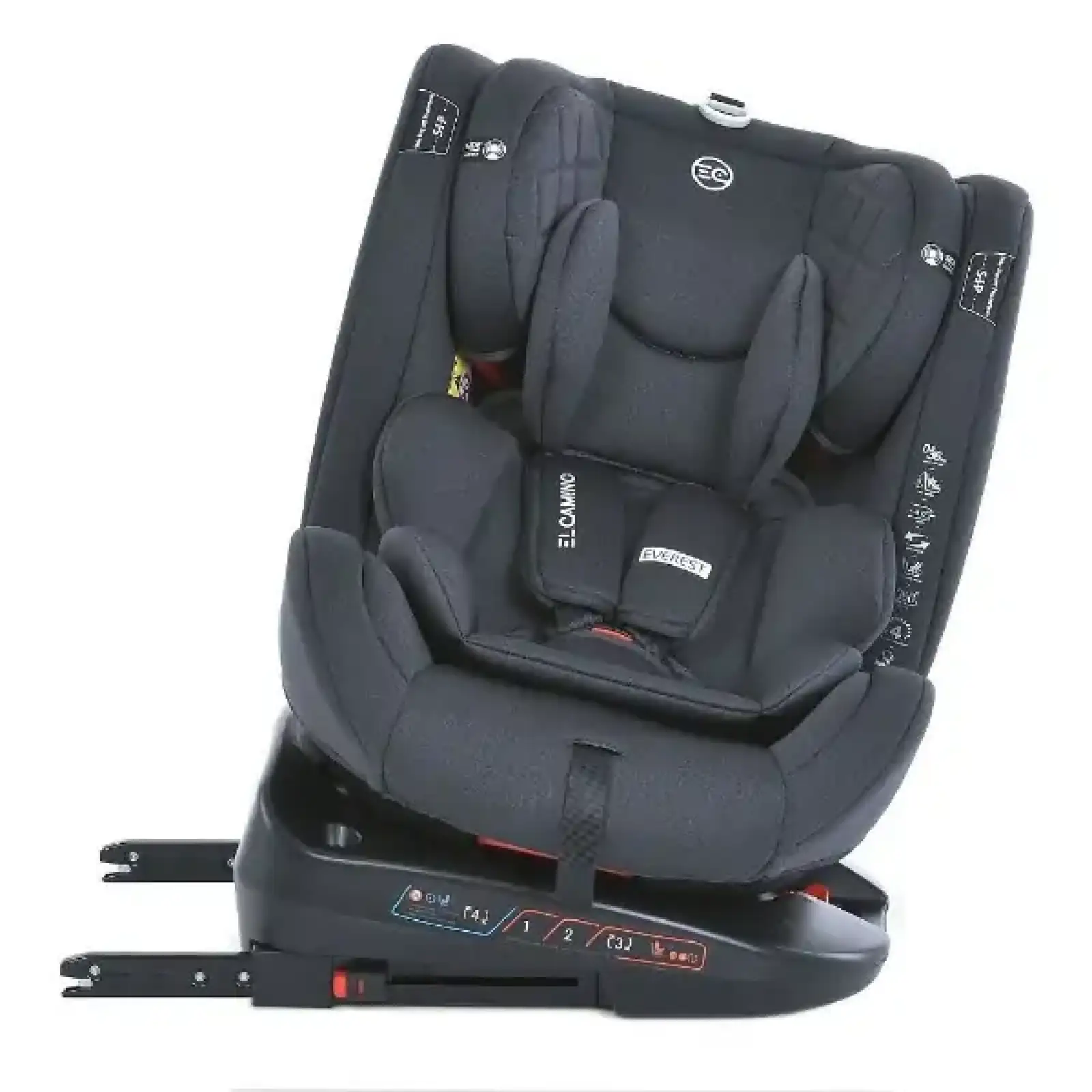 Автокрісло El Camino (0-36кг) ME 1114 EVEREST (dark grey)