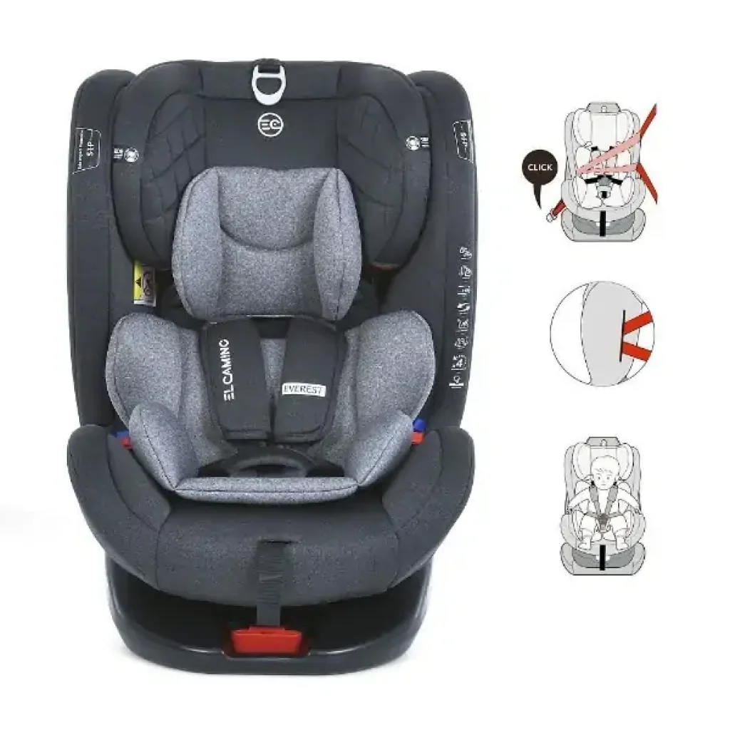 Автокресло El Camino (0-36кг) ME 1114 EVEREST (light grey)