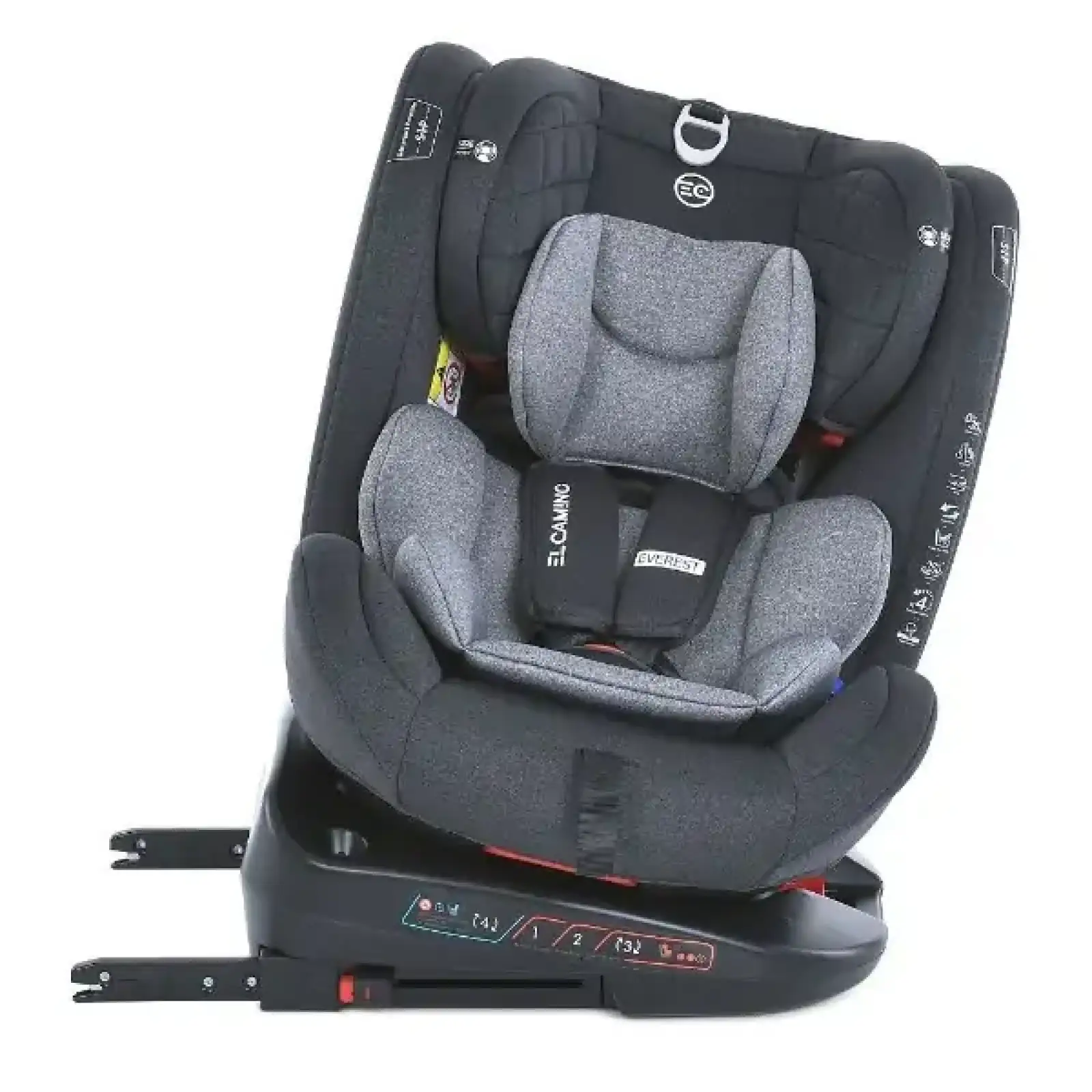 Автокресло El Camino (0-36кг) ME 1114 EVEREST (light grey)