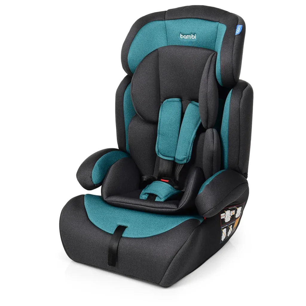 Автокресло Bambi (9-36кг) M 3546 (emerald grey)