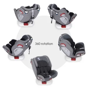 Автокрісло Lorelli ROTO ISOFIX (0-36кг) (red&black)