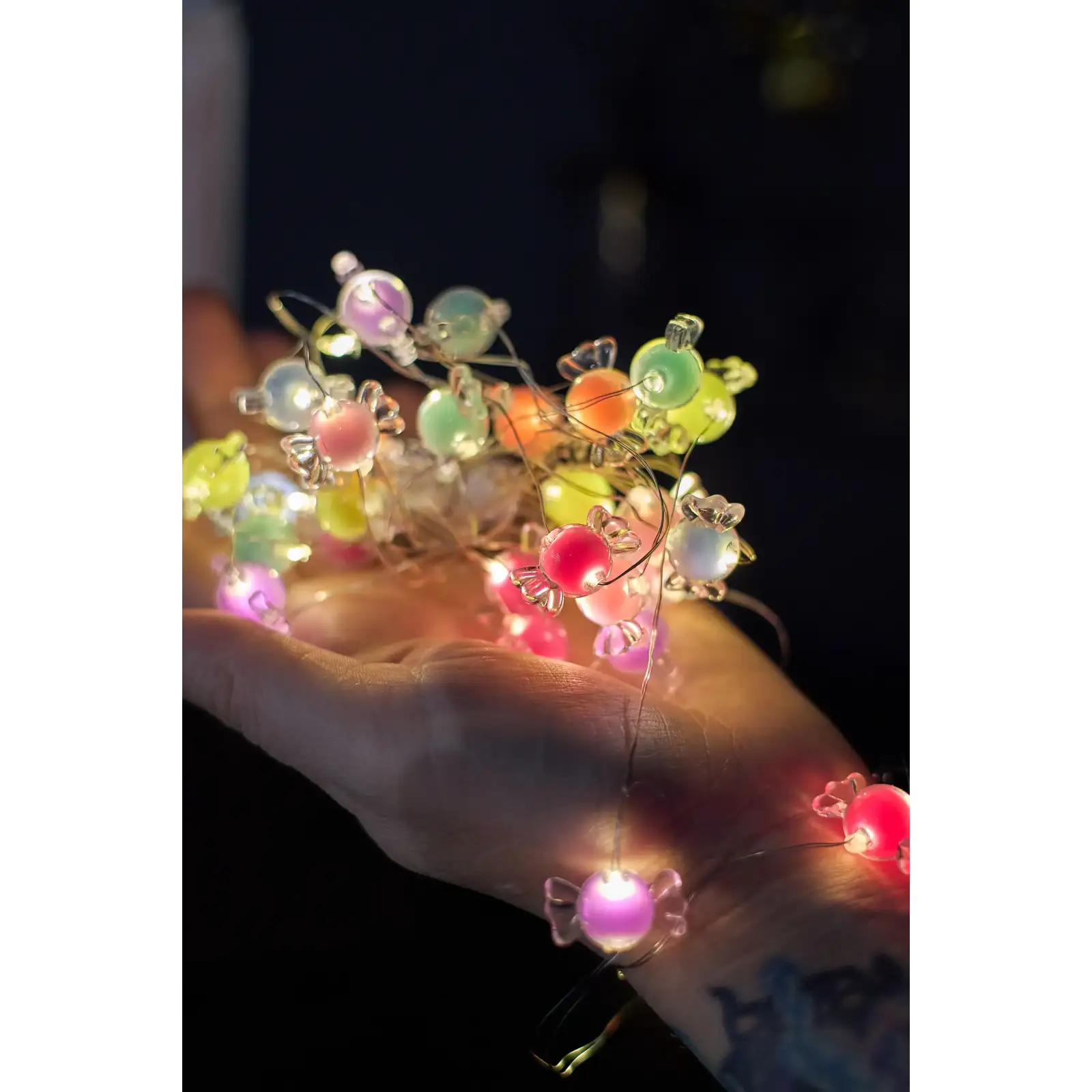 Гірлянда Цукерки 2м/20Led (LR44 3 шт) UA