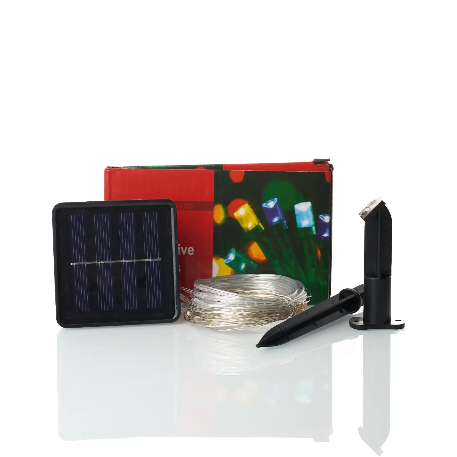 Led гірлянда 7м/50Led (сонячна батарея/мідний дріт) 8 режимів IP65 UA