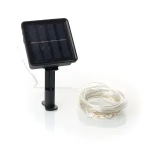 Led гірлянда 7м/50Led (сонячна батарея/мідний дріт) 8 режимів IP65 UA