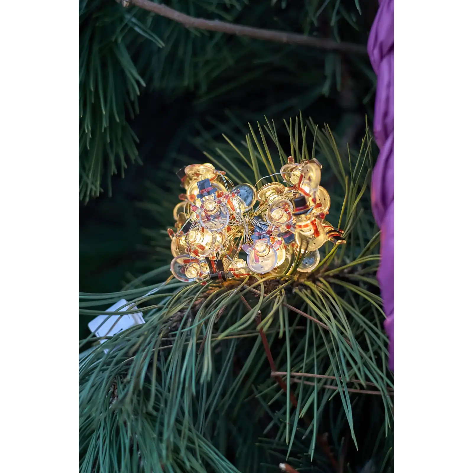 Гірлянда Сніговик 3м/30Led (LR44 3 шт) UA