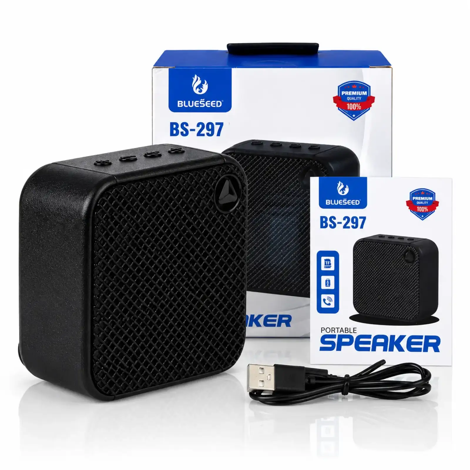Колонка Bluetooth Blueseed BS-297 black UA