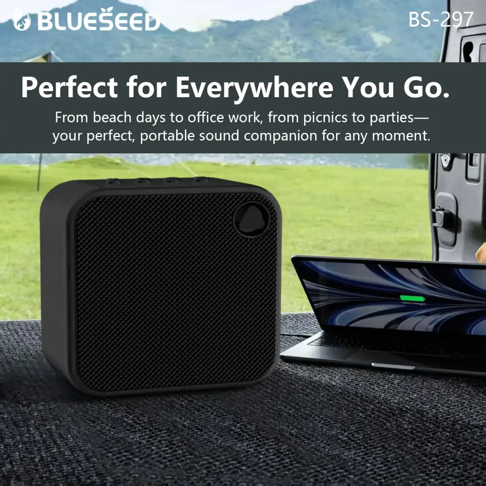 Колонка Bluetooth Blueseed BS-297 black UA