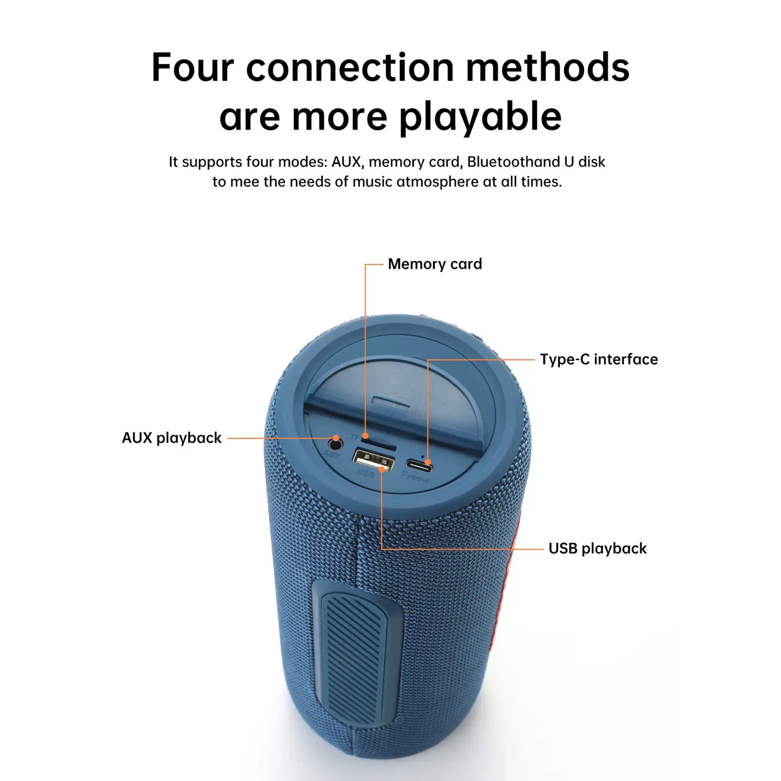 Колонка Bluetooth Blueseed BS-302 blue UA